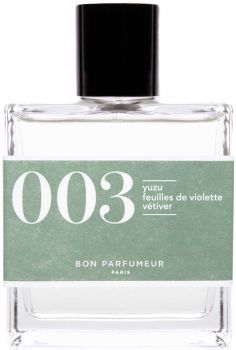 Eau de parfum Bon Parfumeur 003 Yuzu Feuilles de Violette Vétiver 100 ml