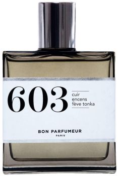 Eau de parfum Bon Parfumeur 603 Cuir Encens Fève Tonka 100 ml