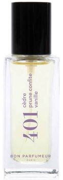 Eau de parfum Bon Parfumeur 401 Cèdre Prune Confite Vanille 15 ml