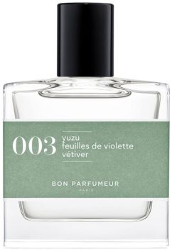 Eau de parfum Bon Parfumeur 003 Yuzu Feuilles de Violette Vétiver 30 ml