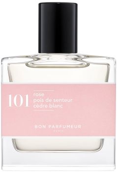 Eau de parfum Bon Parfumeur 101 Rose Pois de Senteur Cèdre Blanc 30 ml