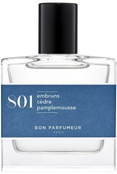 Eau de parfum Bon Parfumeur 801 Embruns Cèdre Pamplemousse 30 ml