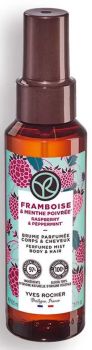 Brume corps et cheveux Yves Rocher Framboise et Menthe Poivrée 100 ml