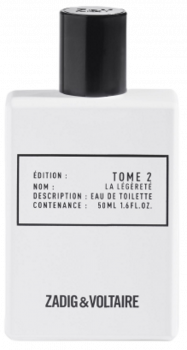 Eau de toilette Zadig & Voltaire Tome 2 La Légèreté 50 ml