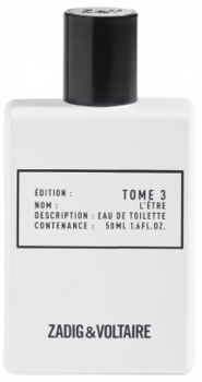 Eau de toilette Zadig & Voltaire Tome 3 L'Être 50 ml