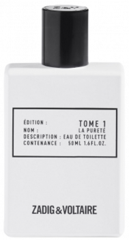 Eau de toilette Zadig & Voltaire Tome 1 La Purete 50 ml