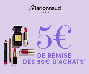 5€ de remise dès 50€ d'achat