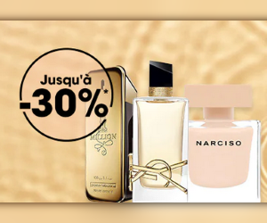 Jusqu'à -30% sur une sélection de parfums