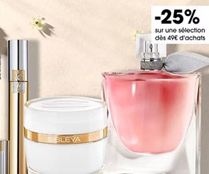 -25% sur une sélection de produits dès 49€ d'achat