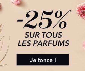 -25% sur tous les parfums