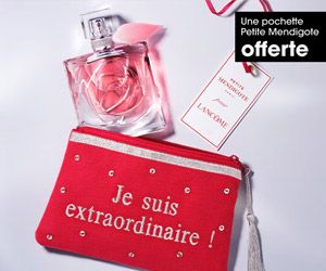 Pochette offerte dès 89€ d'achat en parfum Lancôme