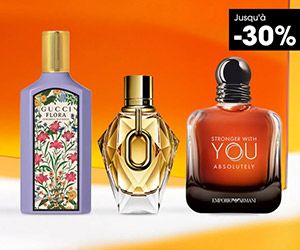 Jusqu'à -30% sur une sélection de parfums