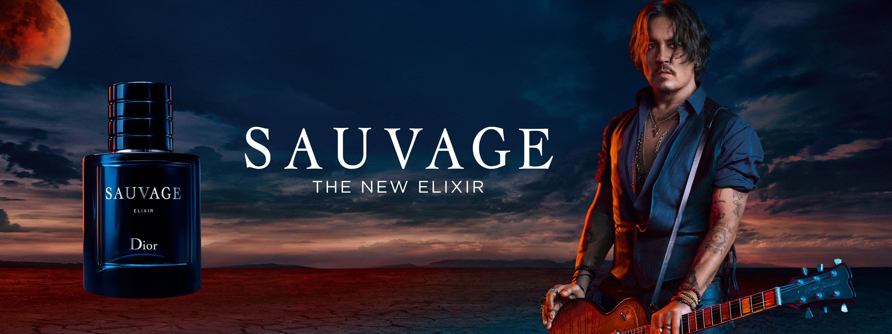 Sauvage élixir édition 2021 de Dior Johnny Depp